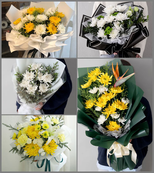 山西忻州原平市大牛店镇第四沟村白事花束代送